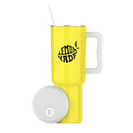 Thermos Lemonade by Cookies | Żółty Kubek Termiczny Premium