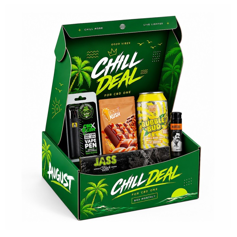 Comiesięczny box CBD – Chill Deal for CBD One | Sixty8