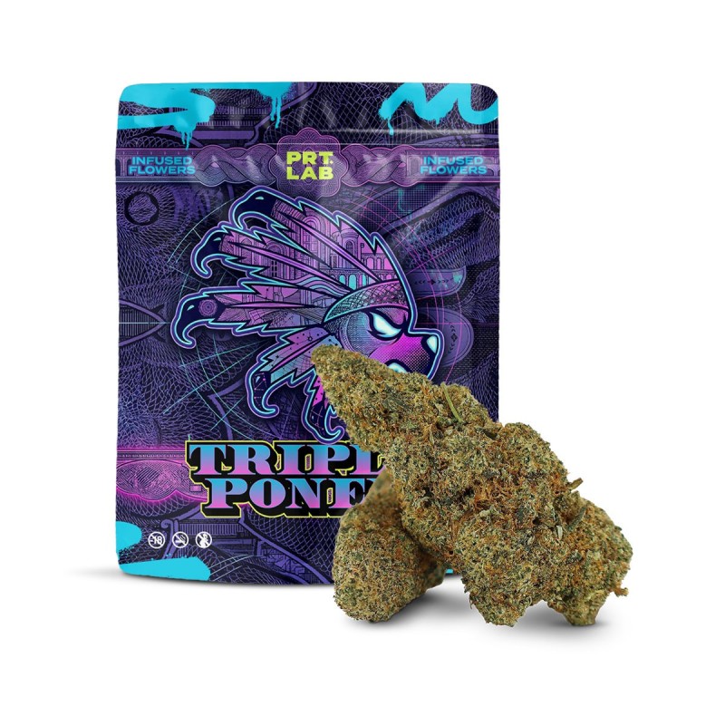 TRIPLE PONEY Fleur Delta-10 60% PRT LAB® | Kwiat Premium