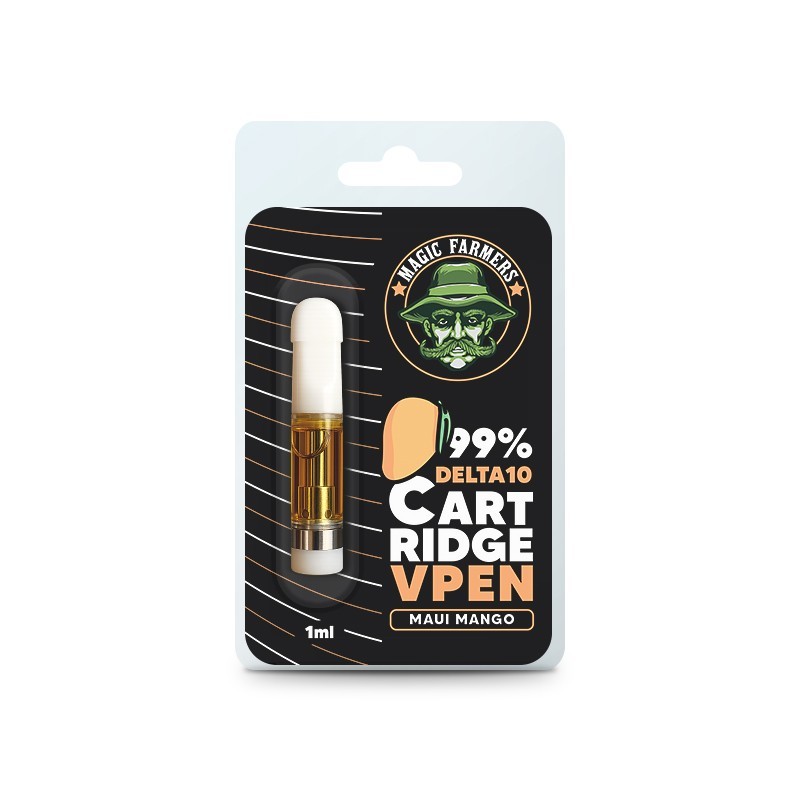 Cartouche 1 ml 99 % Delta-10 Maui Mango | Smak Tropikalnego Mango | Sixty8