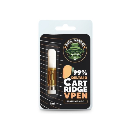 Cartouche 1 ml 99 % Delta-10 Maui Mango | Smak Tropikalnego Mango | Sixty8