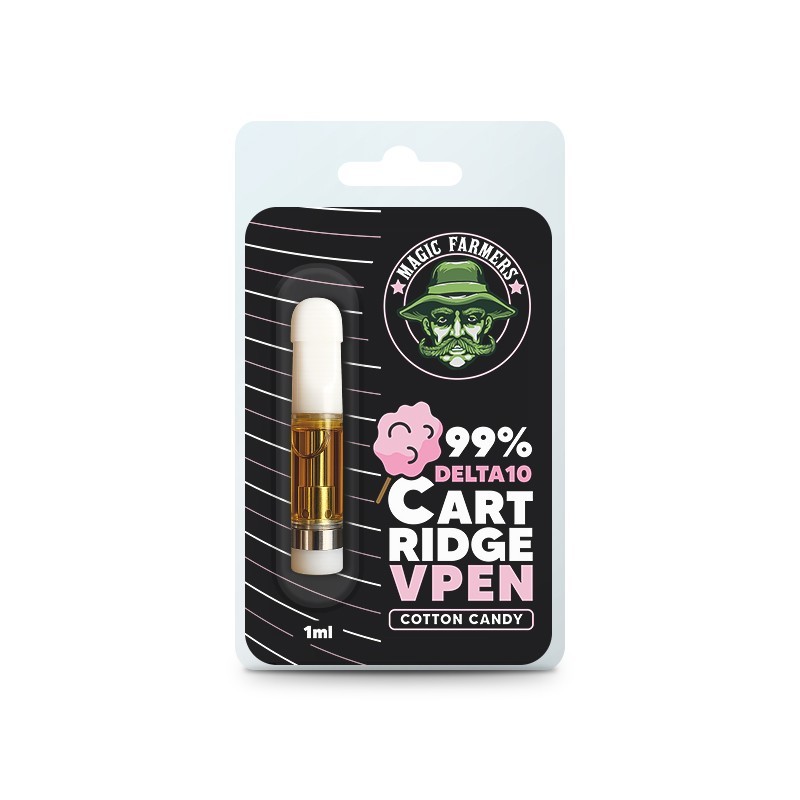 Kartusz Delta-10 1 ml 99% Cotton Candy | Smak Barbe à Papa | Sixty8