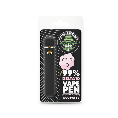 Puff 2 ML 99 % Delta-10 Cotton Candy | Smak Waty Cukrowej