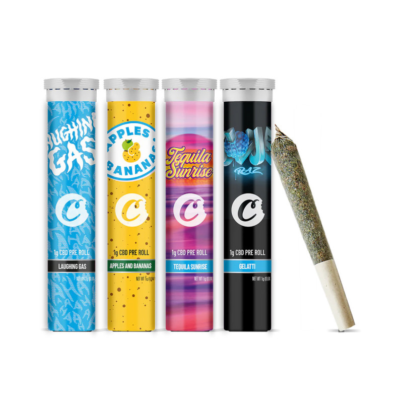 PAKIET PRE-ROLL CBD COOKIES X4