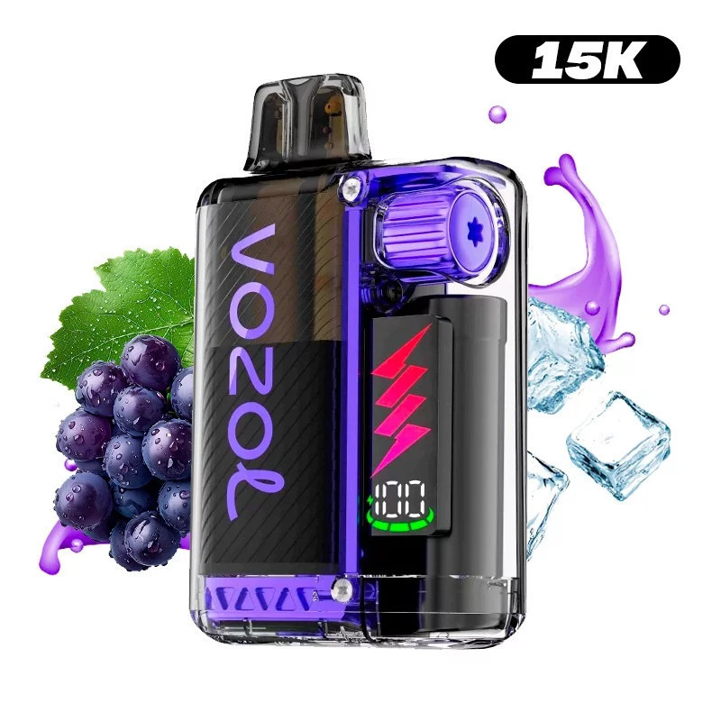 PUFF ŁADOWALNY 15K VOZOL WINOGRONO LODOWE 12ML
