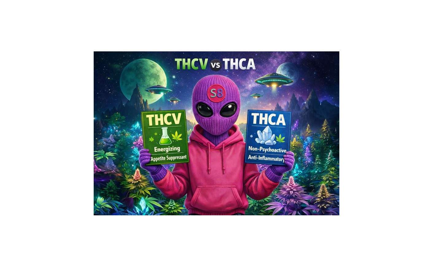 THCV vs THCA: jakie są różnice?